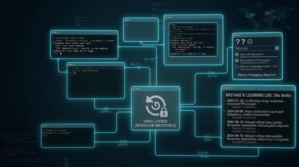 Ctrl+Z Doesn’t Exist in Real Life: Lessons from Debugging Our Mistakes